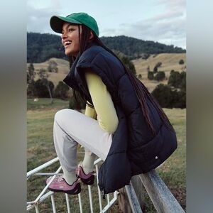 Free People Movement In A Bubble Puffer Vest Black